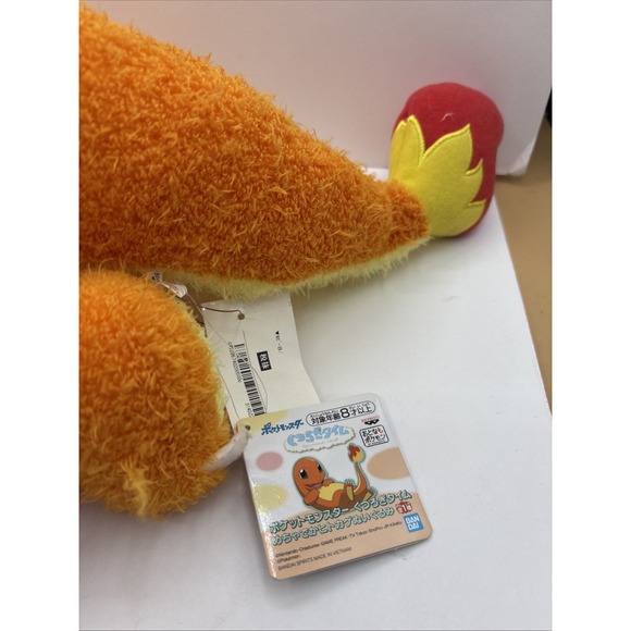 NWT Pokemon Sun & Moon Charmander Relaxing Time Big Plush Toy Banpresto Japan - Picture 5 of 15